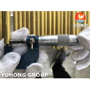 DIN 17660 CuZn20Al2 Copper Alloy Seamless Tube Condenser Heat Exchanger