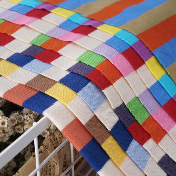 Lycra Cotton Pique Knit Fabric 163cm Yarn Dyed Stretch Soft Texture