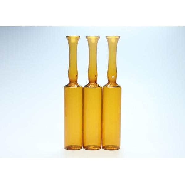 Amber Type C Empty Glass Ampoules 10ml Capacity Neutral Borosilicate Glass Material