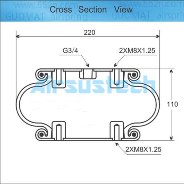 SP1B12 Phoenix Air Spring FS200-10 Contitech W01-M58-6374 Firestone Suspension Air Bellow