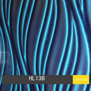 4mm Tinted Laminated Glass Liquid Stereoscopic Effect Pattern
