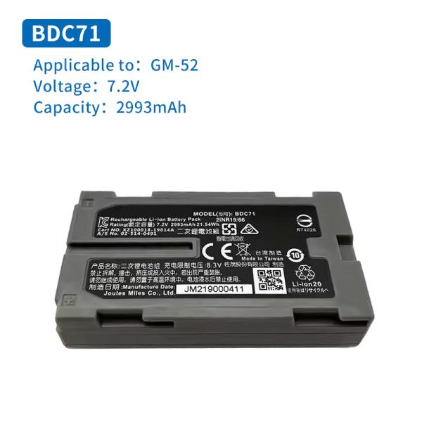 Total Station Battery GTS2002/GM52 Surveying Instrument iM52/BDC71 BDC72 Charger CDC77