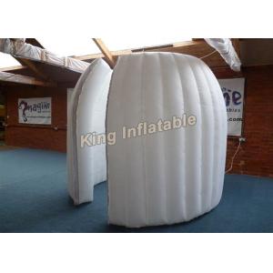 Quality White 2M Internal Diameter Inflatable Pod-Clamshell , Inflatable Exhibition Tent for sale