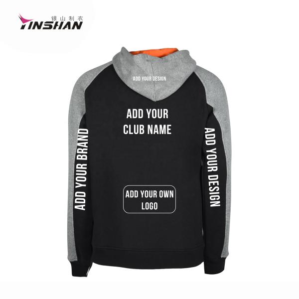 Custom Logo Sports Hoodie Soft Sports Hoodie Polyester Men's Pullover Racing Pit Crew