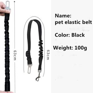 Car Reflective Pet Safety Belt Explosion Proof Unchewable Dog Lead