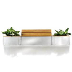 Recycled Antioxidant EN840 Cast Iron And Wood Garden Bench