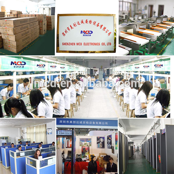 380*100 mm Touch Screen Non-ferrous DSP Technology Conveyor Belt Screening Needle Copper Food Metal Detector MCD-F500QD