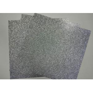 Silver Water Activated Self Adhesive Glitter Paper 12 " * 12 " With Jumbo Rolls