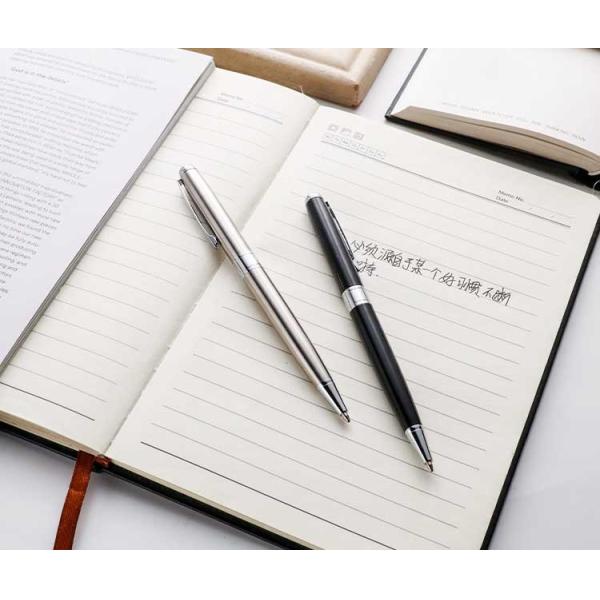 Custom Logo Reusable Metal Ball Point Pen , Ultraportable Metal Clip Ball Pen