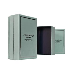 Buy cheap Custom silver stamping logo rigid carboard small gift package boxes from wholesalers