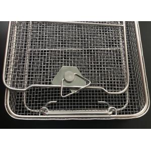 Stainless Hospital Disinfection Metal Storage Basket Medical Apparatus