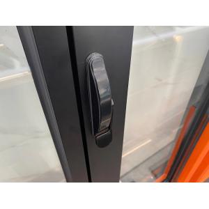 Atomic White Commercial Aluminium Casement Window Insulating Glass Aluminum