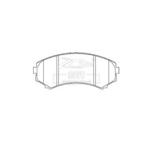 China Mitsubishi V73, Ceramic Brake Pad, D867, 4605A041, F on sale