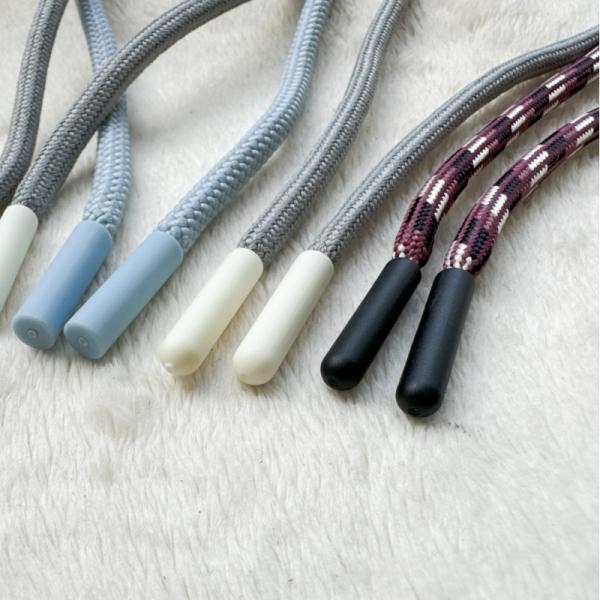 Buy Custom Polyester Draw Cord with Metal Tips for Hoodies Bags Shoes at wholesale prices