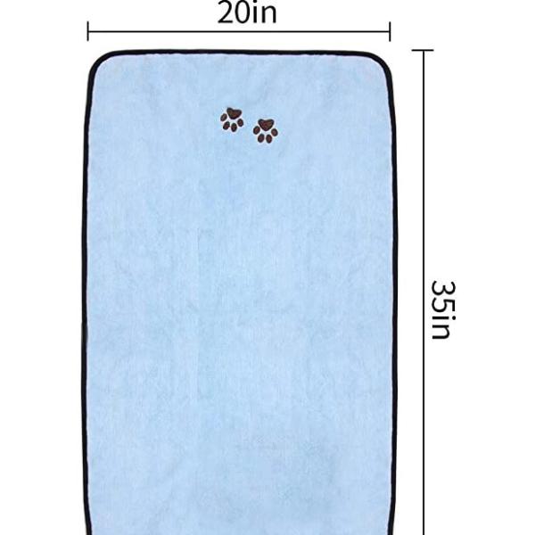Buy 20''X35'' Soft Pet Microfiber Towel , Quick Dry Dog Towel at wholesale prices