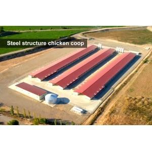 Steel Farming Prefabricated Poultry Farm Construction with Chicken Cages and