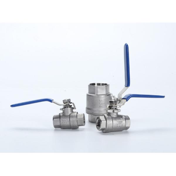 Buy Two Way Thread End 1000wog 2 Piece Ball Valve Stainless Steel at wholesale prices