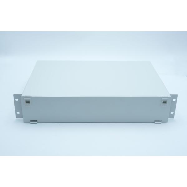 ROHS 2U Fiber Optic Patch Panel SC APC 19 Inch Rack Mount 48 Cores