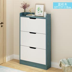 Waterproof 3 Tier W17cm Shoe Sideboard Cabinet White Green