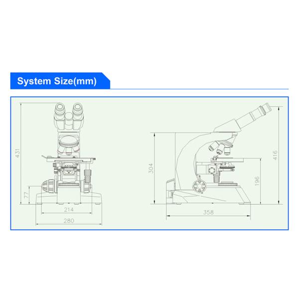 A12.1018 OPTO-EDU Trinocular Biological Microscope Laboratory