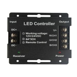 Touch Screen LED Strip Controller Wireless Digital RF Remote 18 Modes