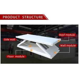 20ft Prefabricated Container House for Five Bedrooms in Israel Market Foldable