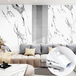 Glossy Marble Gold PVC Self-Adhesive Film for Furniture and Interior Decoration