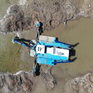Diesel Power Type Multipurpose Amphibious Bucket Dredger with 120m3-700m3/h