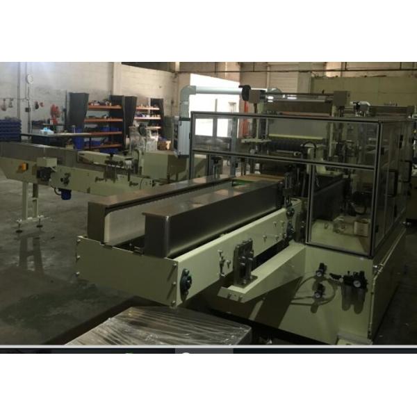 Plastic Facial Tissue Packaging Machine , Wrapping Paper Machine Vacuum Film