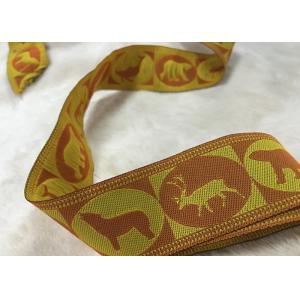 Flower Pattern Elastic Shoe Bands , Jacquard Woven Elastic Band For Underwear