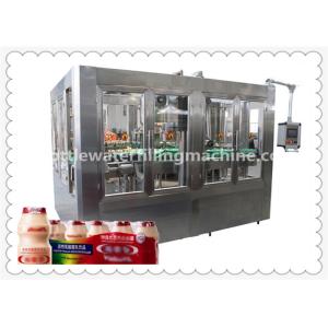 Quality Automatic Bottle Soybean Milk Hot Filling Machine With 8 Capping Head for sale