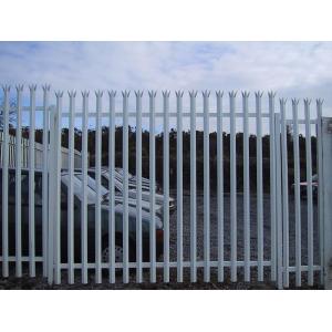 ISO9001 Polyester Powder Coated Steel Security Fence Panels Long Lifespan