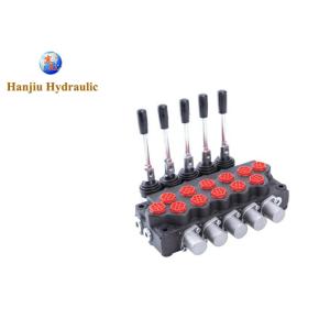6 Spool 45lt Monoblock Directional Control Valve Hydraulic