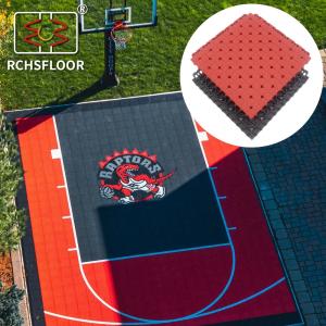 Interlocking PP Sports Tiles for Basketball Court and Multi-Sport Use