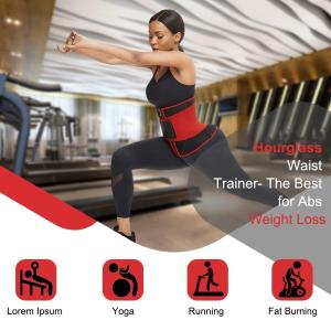 Thin Neoprene Waist Trainer HEXIN Women's Shapewear for Tummy Control and Body