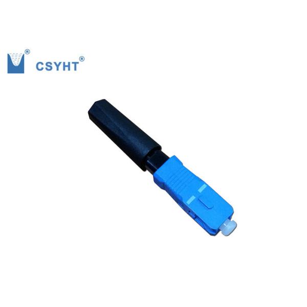 Quick Connect Fiber Optic Connectors , Single Mode Fiber Connectors In FTTH