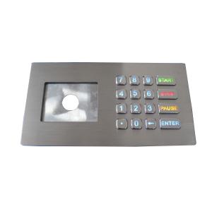 IP67 colourful backlit stainless steel keypad usb numeric keypads with LCD