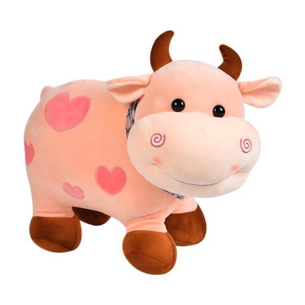 Hand Washable Home Decoration Cow Plush Doll