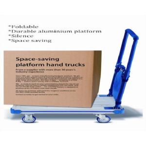 Quality 4-Wheel Foldable Hand cart Aluminium Platform, Load capacity 150KG. for sale