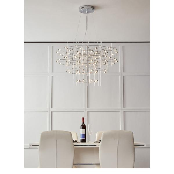 Modern Decoration Crystal Chandelier for Living Room Room Decor Stainless Steel Chandelier(WH-MI-447)