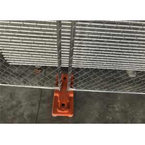 8'x14' chain link fence panels for construction site heavy duty design cross