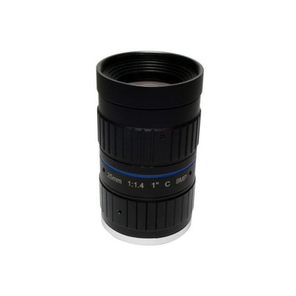 1" 25mm F1.4 8Megapixel C Mount Manual IRIS Low Distortion ITS Lens, 25mm