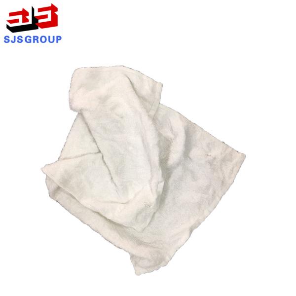 Buy ISO9001 Stared White 50kg/Bale Industrial Wiping Rags at wholesale prices