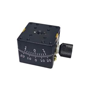 Small Miniature Goniometer Table 25mm X 25mm With Worm Gear