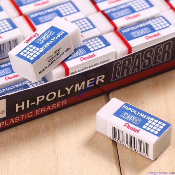 box packed 4b office eraser,brown color office eraser,40/30/20pcs per pack