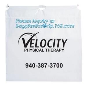 Biodegradable Environment friendly LDPE Plastic bags with DRAWSTRING closure