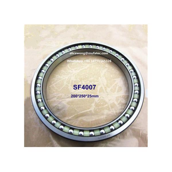 SF4007 excavator bearing single row angular contact ball bearing 200*250*25mm