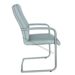China Polyurethane PU Upholstered Stainless Dining Chair Livingroom Chair Leisure Chair on sale
