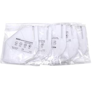 White Mouth Nose Protection KN95 Foldable Mask