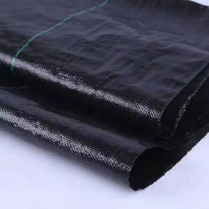 Erosion Control PP Woven Geotextile Road Construction Fabric Alkali Resistant